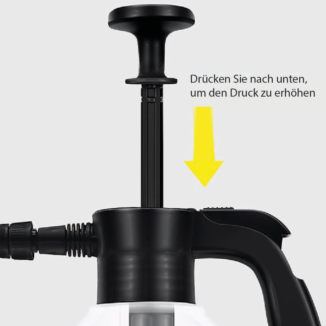 Druckpumpzerstäuber für die Autowäsche