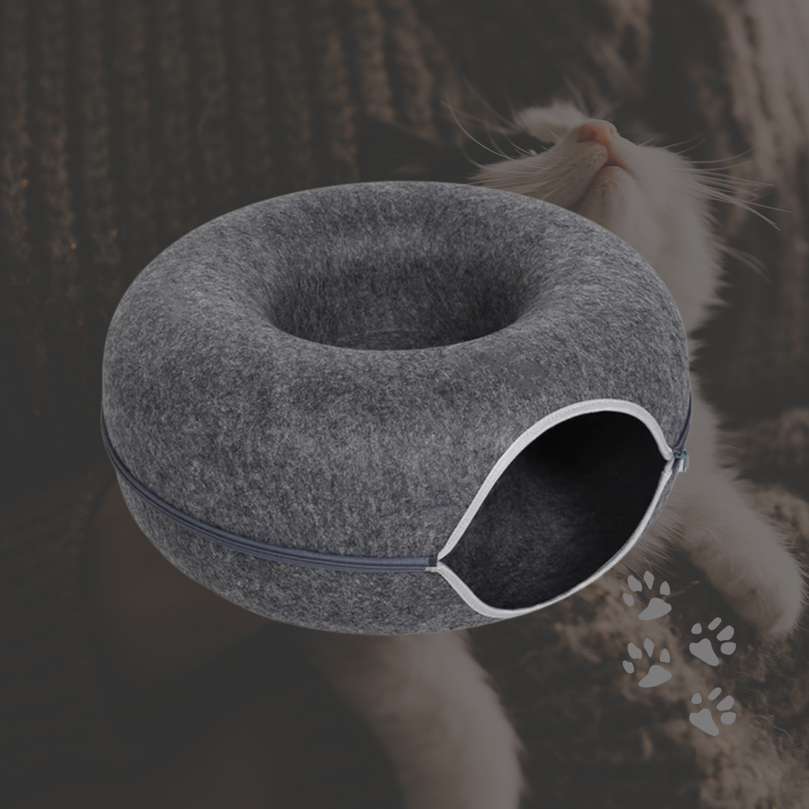 Donut Cat - kuscheliges Katzenbett