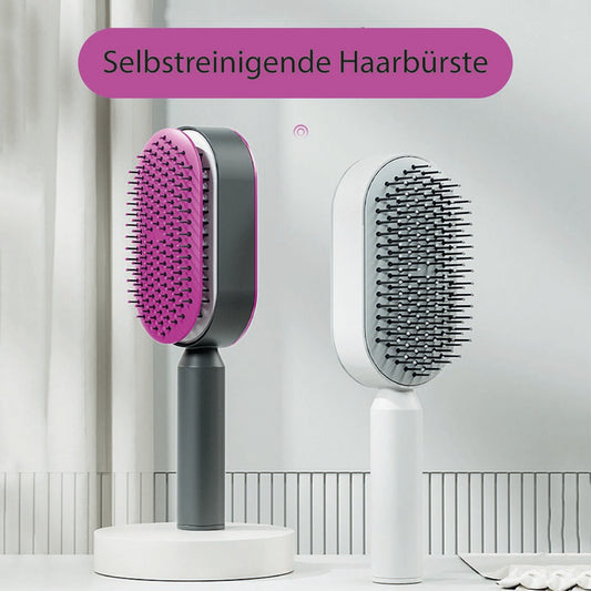 Selbstreinigende Haarbürste