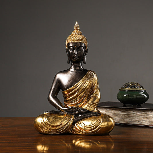 Goldene Buddha Statue