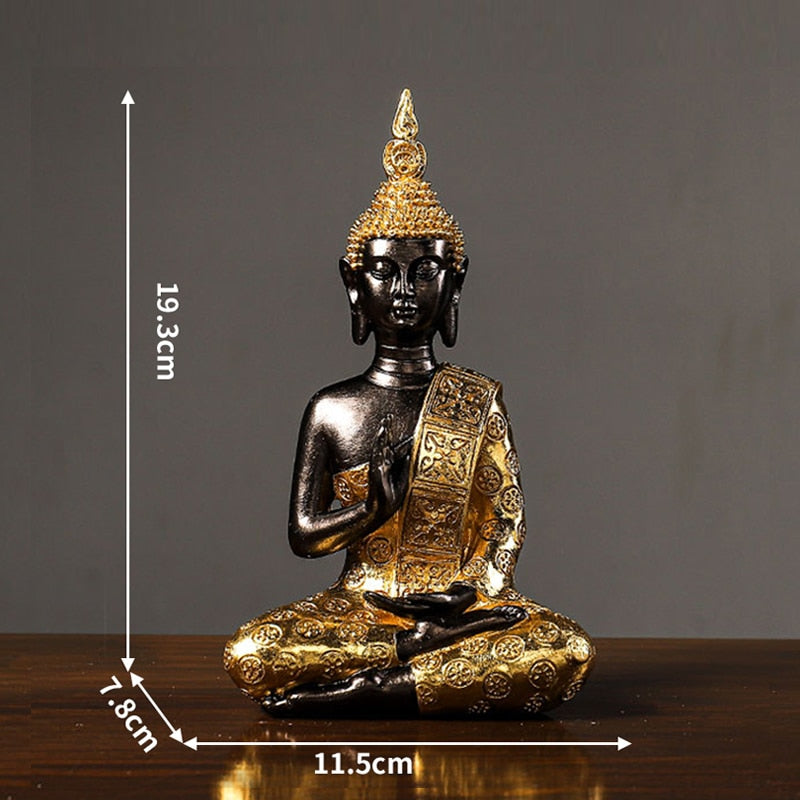 Goldene Buddha Statue