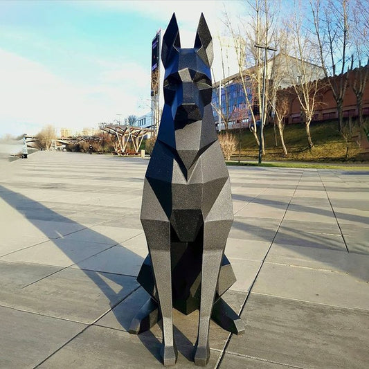 DIY 100 cm 3D Skulptur Doberman