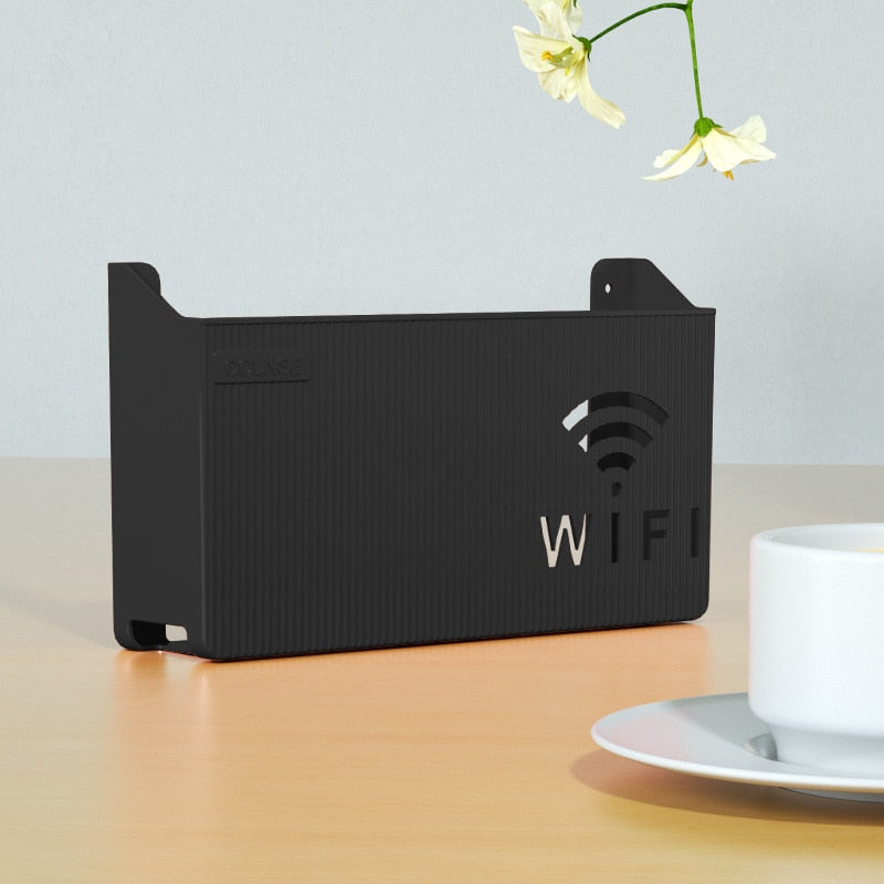 Drahtlose WLAN-Router-Aufbewahrungsbox Kunststoff-Wandhalterung